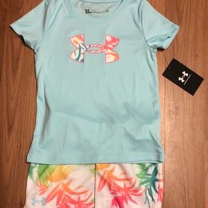 Girls Under Armour Short Set, NWT, 4t